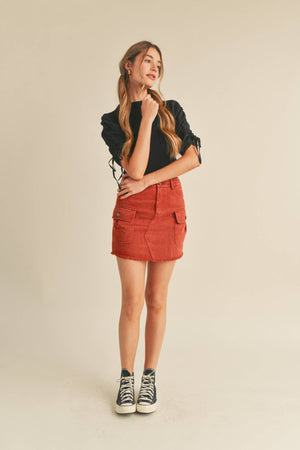 The Ruched Sleeve Rita Top