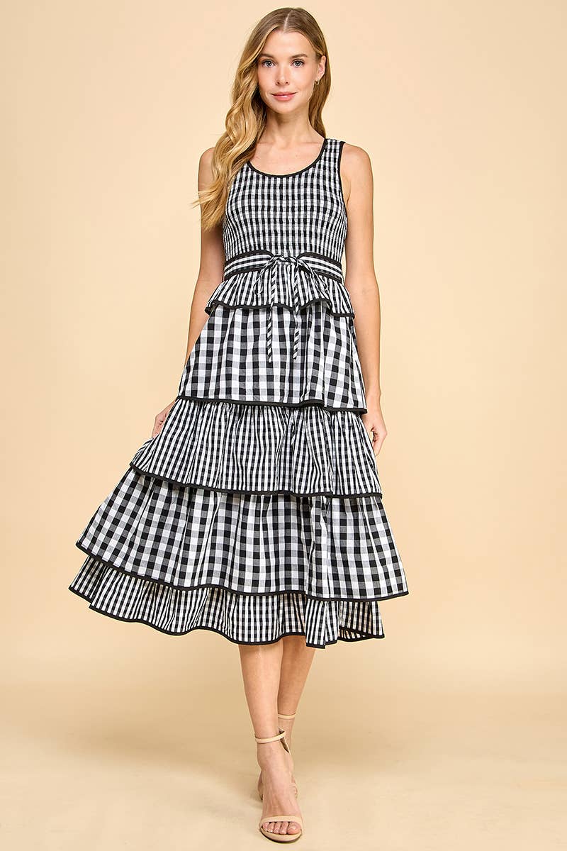 Girly Gingham Dress