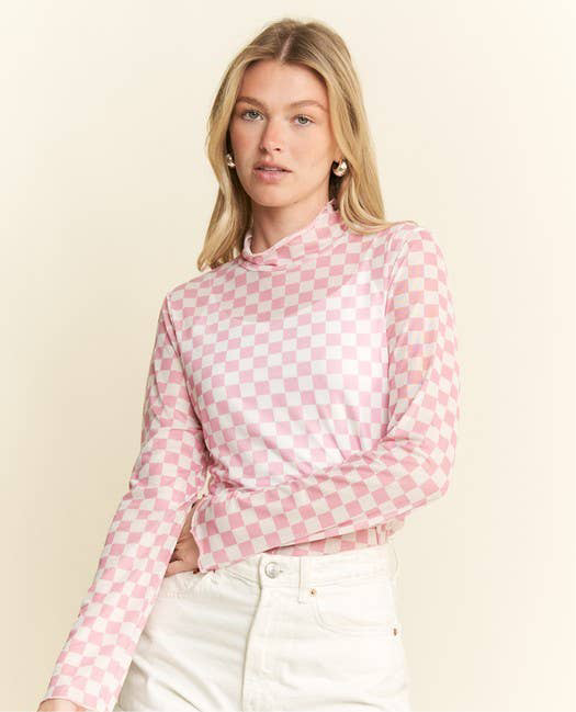 Check Me Out Mesh Top