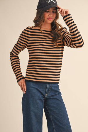 Striped Sweater Undershirt