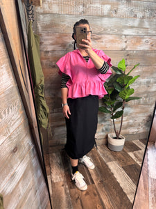 Ruffled Babydoll Top
