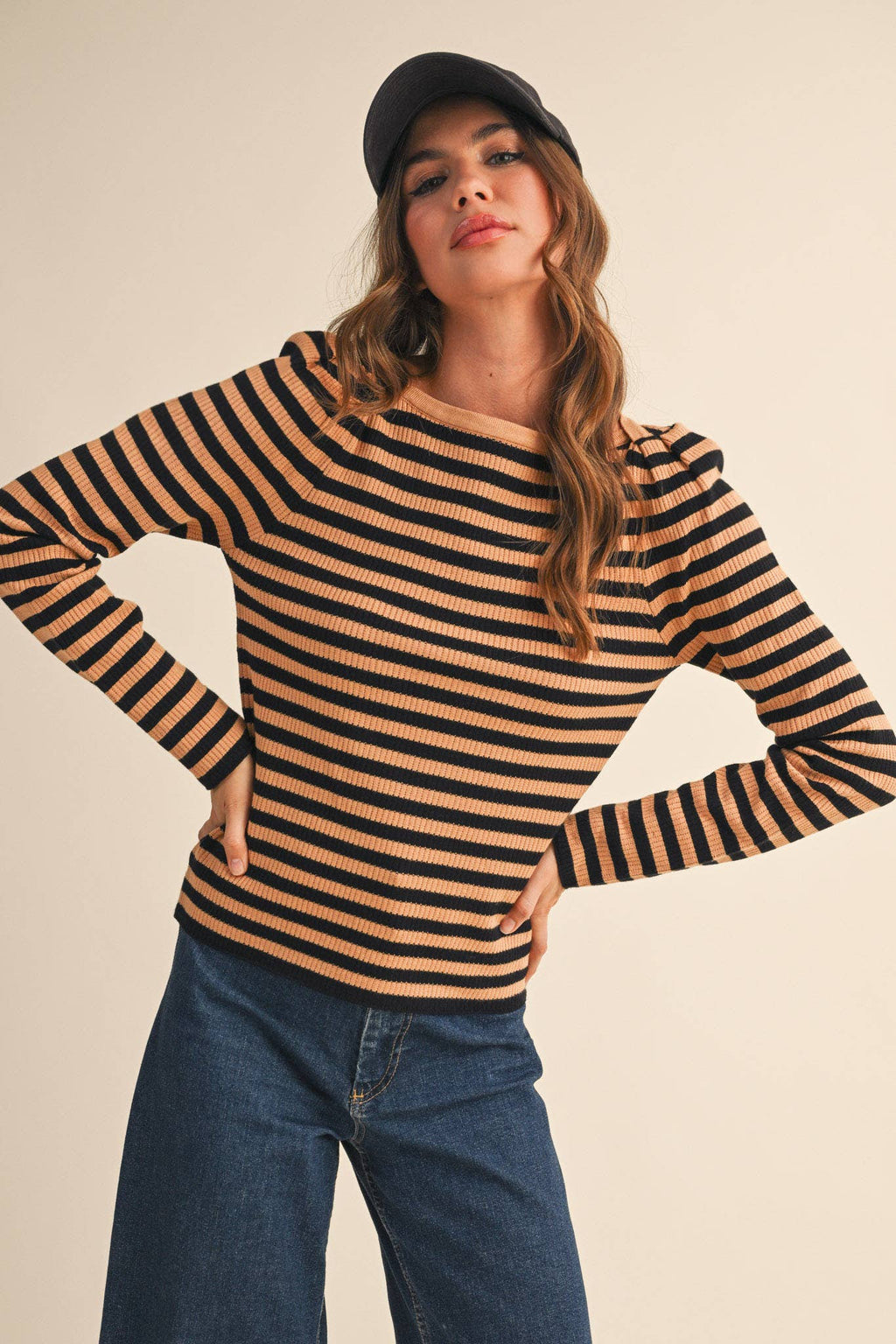 Striped Sweater Undershirt
