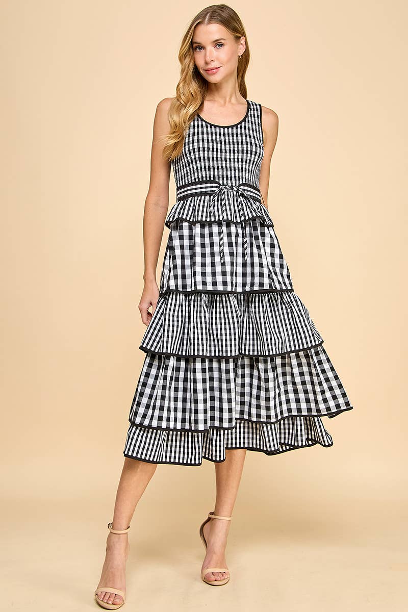 Girly Gingham Dress