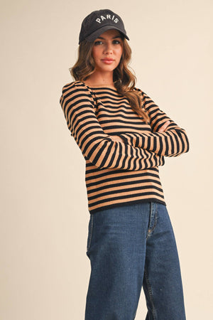 Striped Sweater Undershirt