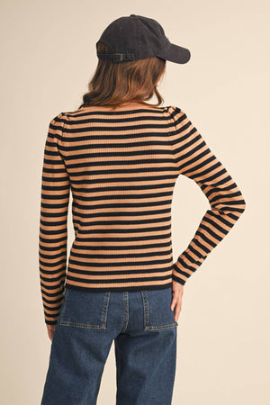 Striped Sweater Undershirt