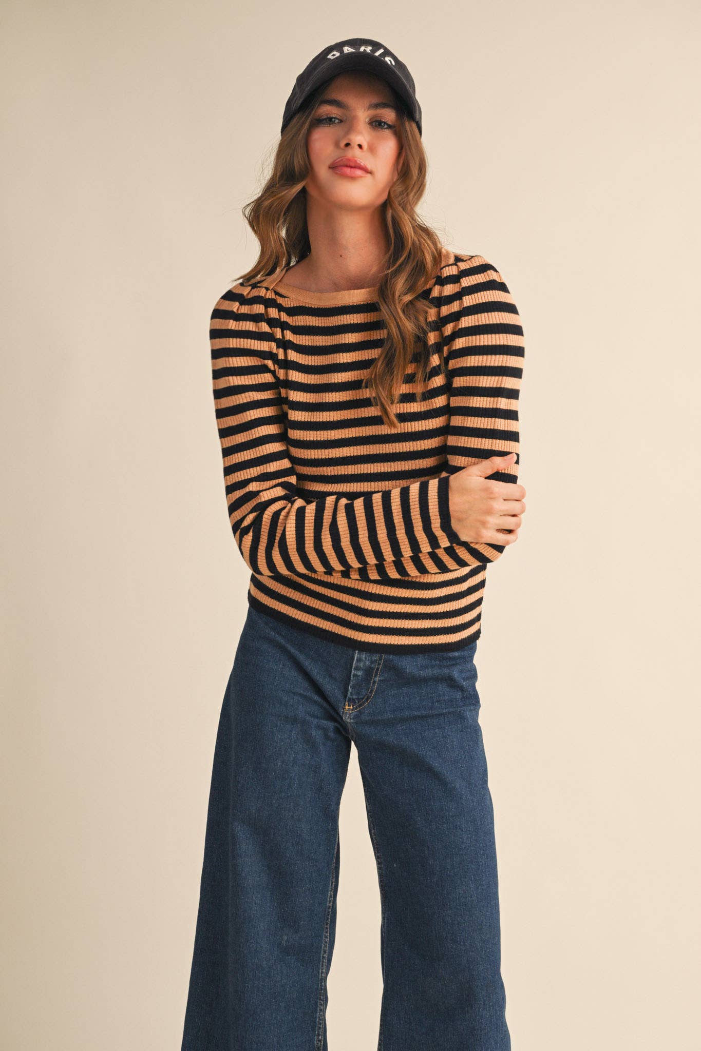 Striped Sweater Undershirt