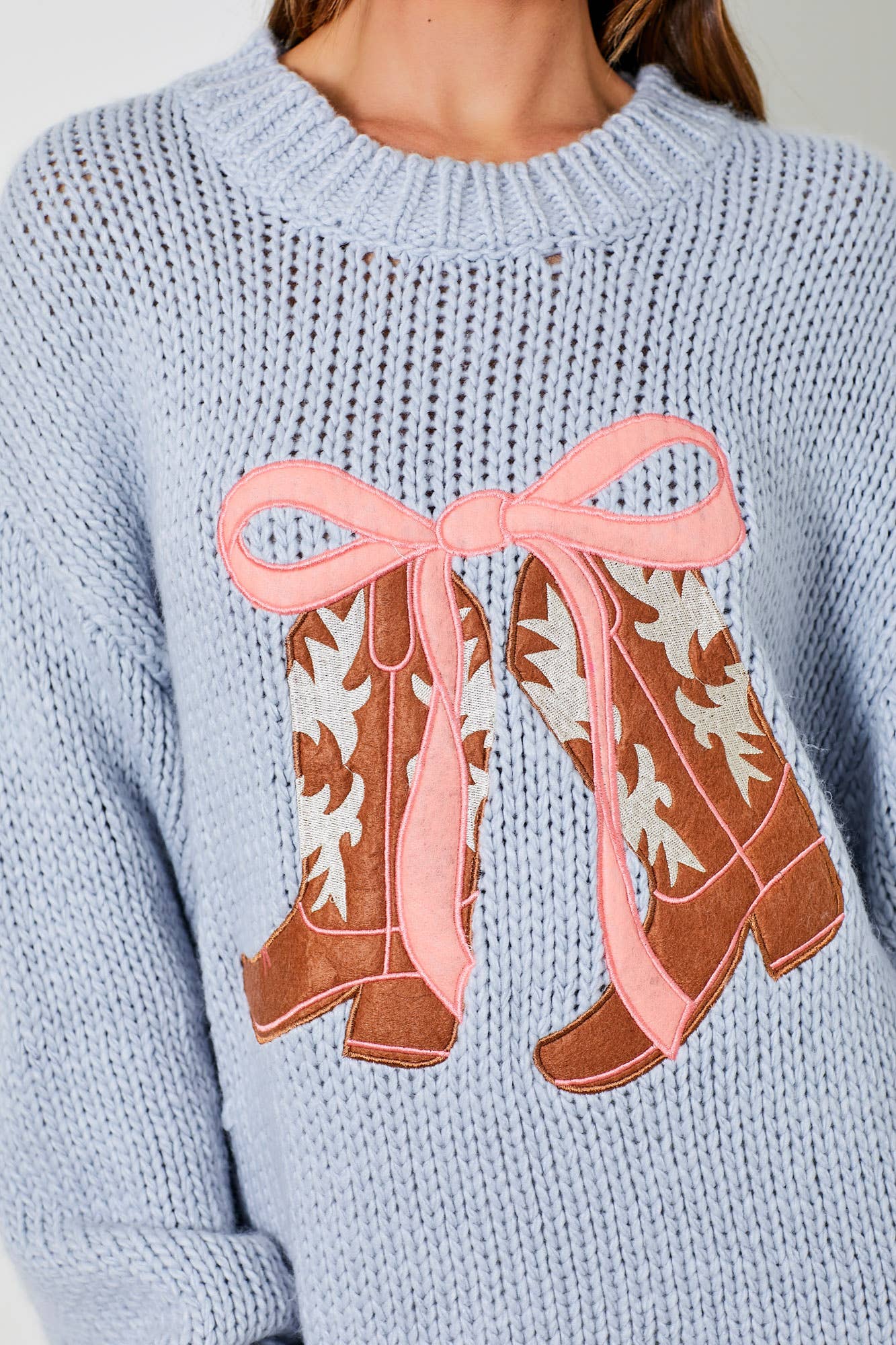 Boots & Bows Sweater