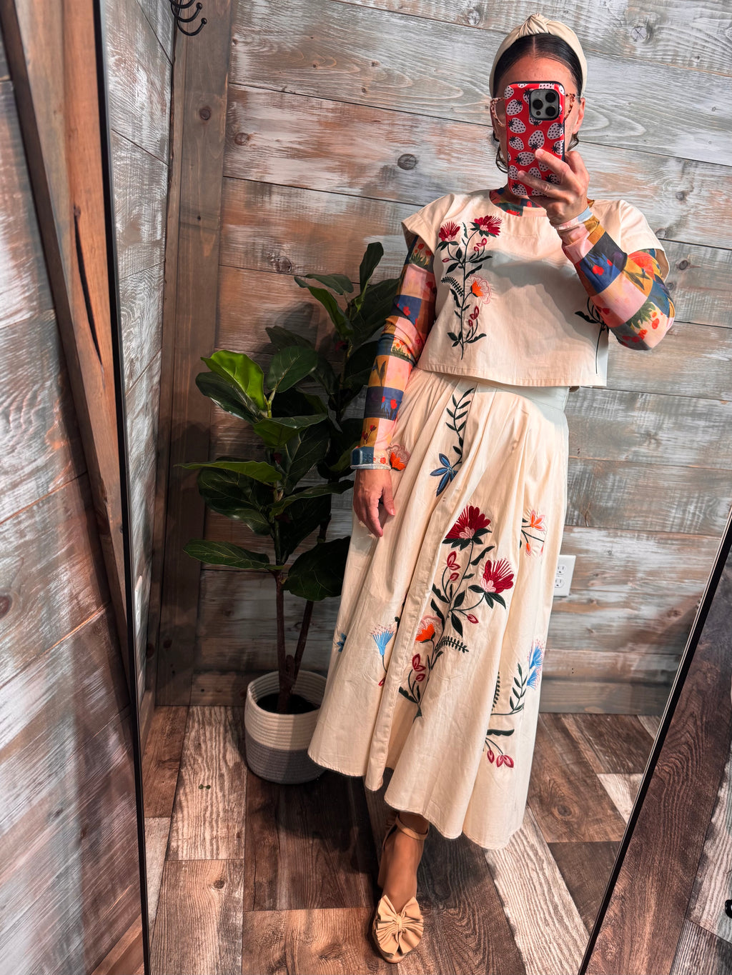 The Flower Garden Skirt & Top Set