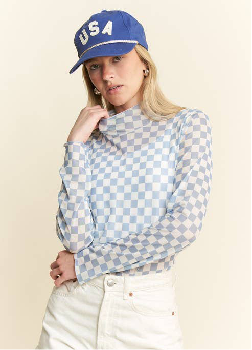 Check Me Out Mesh Top
