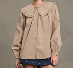 Oversized Collar Blouse