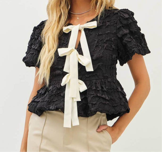 Bubbles and Bows Blouse