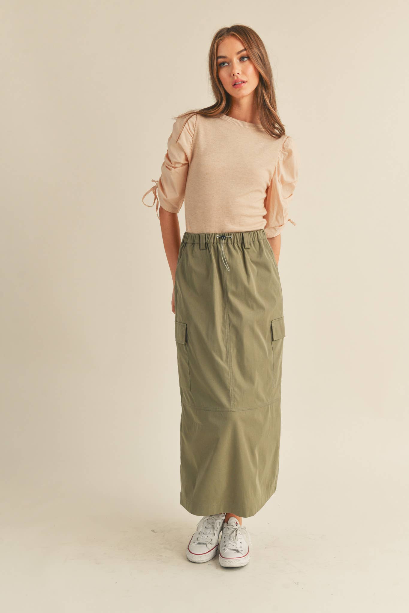 The Ruched Sleeve Rita Top