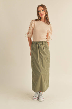 The Ruched Sleeve Rita Top