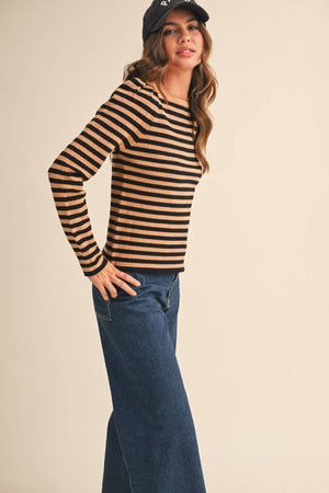 Striped Sweater Undershirt