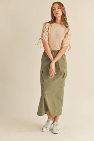The Ruched Sleeve Rita Top