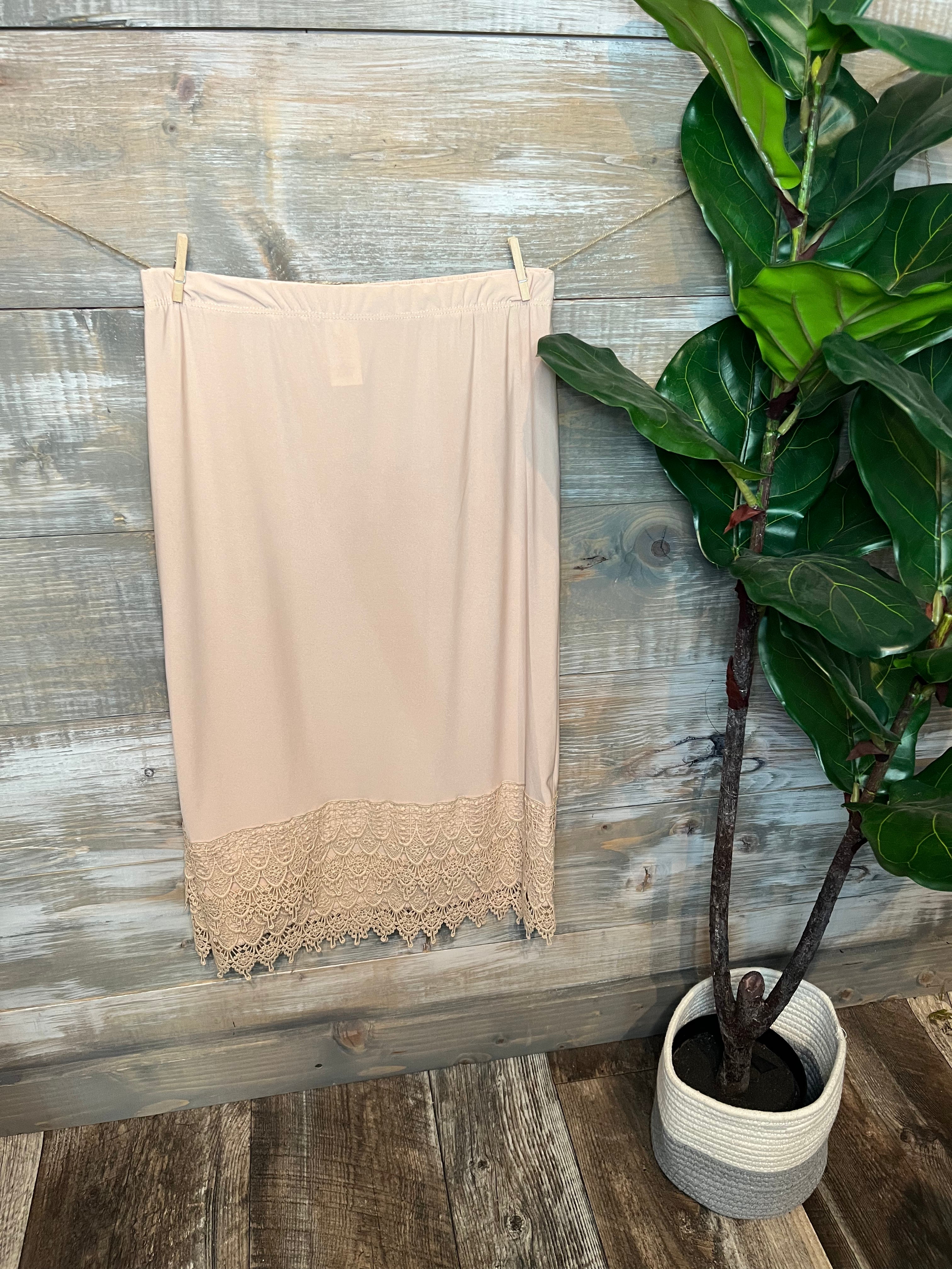 Plus size sales red skirt extender